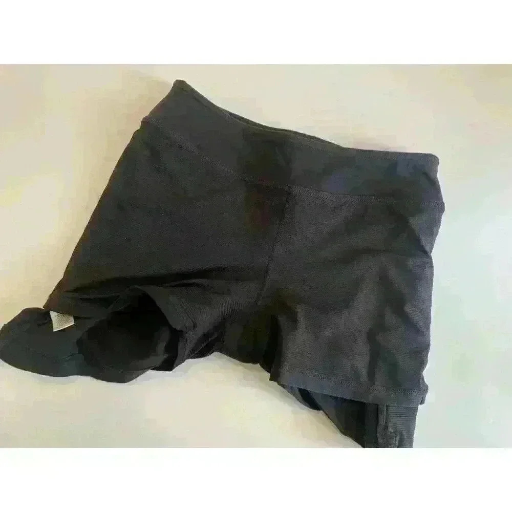 Athleta Black Layered‎ Lined Mini Athletic Skort Skirt XS - Picture 4 of 6